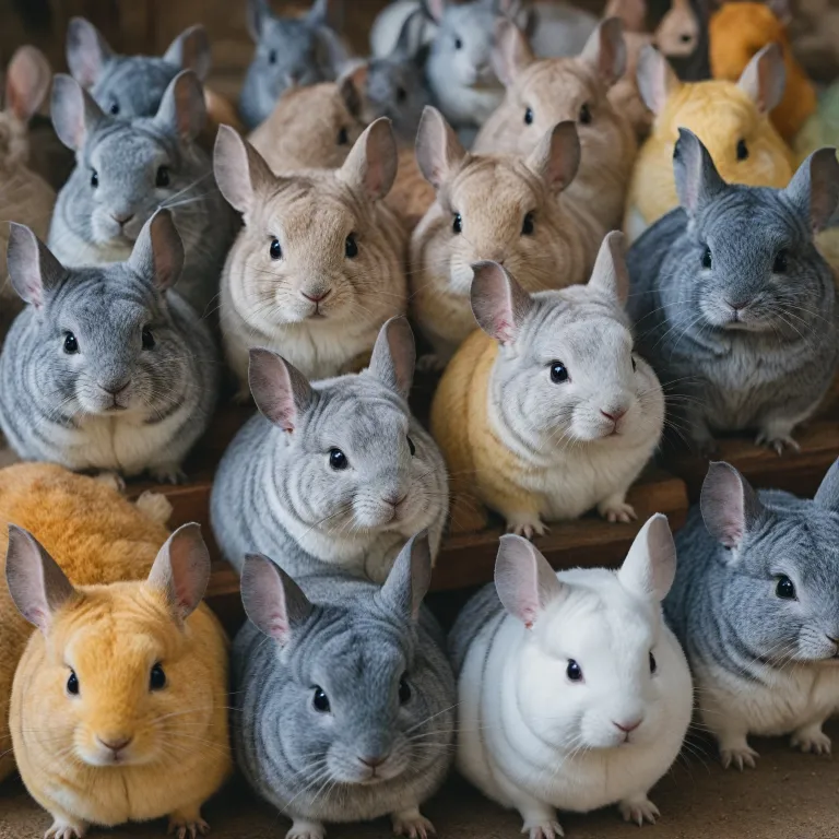 A visual journey through the colours of chinchillas: from standard to rare mutations
