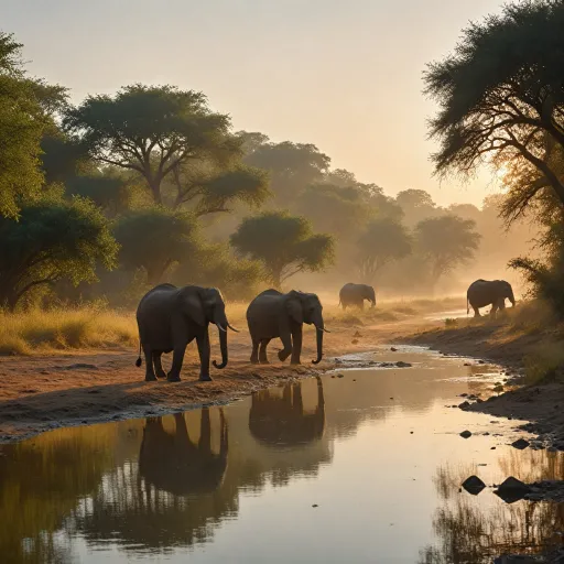 Where the Zambezi River flows in Africa’s wild safari heartlands